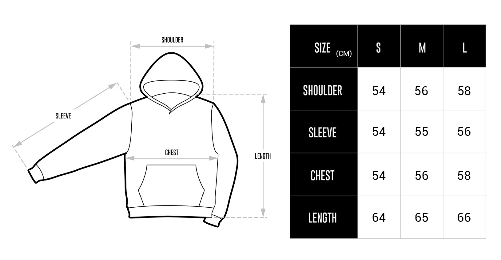 SIZE GUIDE - FLYWLF